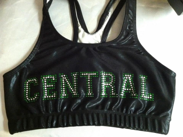 Blinged out Sports Bra